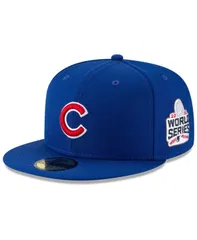 ニューエラ メンズ アクセサリー 帽子 ウール New Era Mens Royal Chicago Cubs 2016 World Series Wool 59FIFTY Fitted Hat Royal