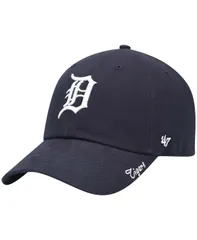 47 ブランド レディース アクセサリー 帽子 47 Brand Womens Navy Detroitigers Teamiata Clean Up Adjustable Hat Navy ネイビー