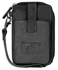 マンシーニ レディース アクセサリー ＰＣ・モバイルギアケース Mancini Casablanca Collection RFID Secure Cell Phone Wallet Black ブラック