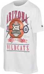 【送料無料】 ニューエラ メンズ Tシャツ トップス New Era Adult 2026 Mens Basketball Big 12 Conference Champs Arizona Wildcats Locker Room TShirt NoColor