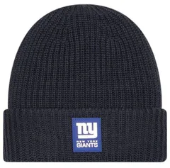 ニューエラ レディース アクセサリー 帽子 ニット New Eradult New York Giants Charcoal Sideline Cuffed Knit Beanie NoColor チャコール