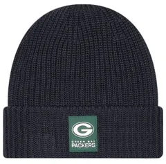 ニューエラ レディース アクセサリー 帽子 ニット New Eradult Green Bay Packers Charcoal Sideline Cuffed Knit Beanie NoColor チャコール