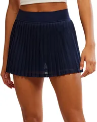 フリーピープル レディース ボトムス カジュアルパンツ フリル ミニ スカート FP Movement Womens Rally Ruffle Mini Skirt Midnight Navy ネイビー