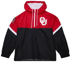 ミッチェルネス メンズ アウター ジャケット・ブルゾン Mitchell Ness Mens Oklahoma Sooners Crimson Lightweightiebreaker Anorakのサムネイル