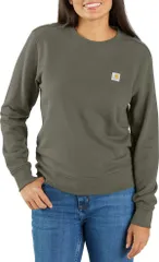 カーハート レディース トップス シャツ スウェット Carhartt Womens Tencel Crew Sweatshirt Dusty Olive オリーブのサムネイル