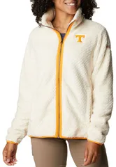 コロンビア レディース アウター ジャケット・ブルゾン Tシャツ Columbia Womens Tennessee Volunteers Chalk Fire Side FullZip Jacket NoColor チョーク