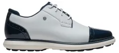 フットジョイ レディース シューズ スニーカー FootJoy Womens Traditionspikeless Golf Shoes WhiteWhiteNavy ホワイトのサムネイル
