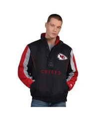 スターター メンズ アウター ジャケット・ブルゾン Starter Mens Blackansas City Chiefs Thursday Night Gridiron HalfZip Jacketのサムネイル