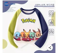 NASA ポケットモンスター キャラクター 長袖 Tシャツ (新品)