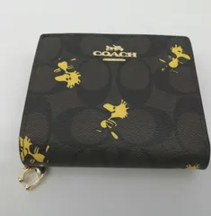 COACH 型番：コーチ×ピーナッツコラボ 二つ折り財布