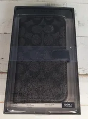 COACH 型番：CIPH-075-SCBLK スマホケース