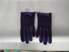 COACH 型番：パープル レザー 状態A 手袋