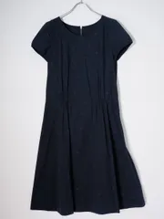 MARGARET HOWELLマーガレットハウエル サークルドットフレンチスリーブ コットンシルクドレス ワンピース【1】【LOPA81360】のサムネイル