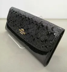 COACH 型番：F26814 デポスドシグネチャーパテント 長財布