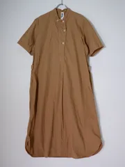 MHL.エムエイチエルMARGARET HOWELLマーガレットハウエル 2020SS バンドカラーコットンシャツワンピース【1】【LOPA81312】