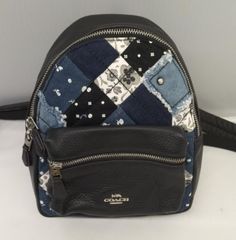 COACH Mini Charlie Backpack Patchwork - メルカリ