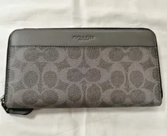 COACH 型番：F2544 CY405 グレー アコーディオンウォレット　COACH