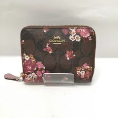 COACH 型番：F31955 PVコーティングキャンバス二つ折り財布