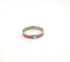 DIESEL Red Knit Bangle Y2KBracelet - メルカリ