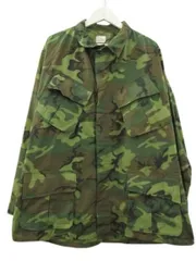 ヴィンテージ VINTAGE U.S.ARMY 60s ERDL ジャングルファティーグジャケット 4th グリーンリーフカモ 迷彩 LARGE-SHORTのサムネイル