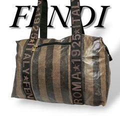 【大容量】　FENDI フェンディ　ボストンバッグ トートバッグ　ペカン FENDI フェンディ 美品 ボストンバッグ トートバッグ ペカン ブラック