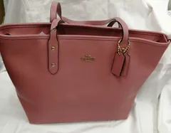 COACH 型番：F58846/PNK レザートートバッグ
