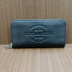 COACH 型番：F24648 ラウンドファスナー長財布