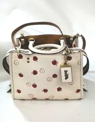 COACH 型番：76054 ローグ25 ウィズスキャッターアップルプリント