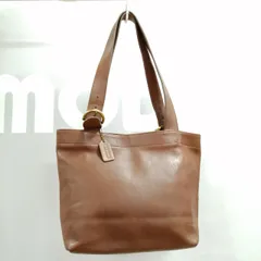 COACH 型番：4140 ブラウン 角スレ有り オールドコーチレザートート