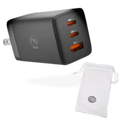 新品 (nb) 65W 急速 充電器 Type-C 3ポート (USB-C*2/USB-A*1) PD PPS GaN 折りたたみ式プラグ iPhone16/15/14/MacBook/iPad/Galaxy/Androidその他USB-C機器対応 PSE適合