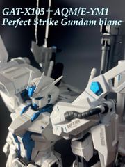MG 1/100 퍼펙트 스트라이크 건담 블랑 Ver.RM 도장 완료 완성품