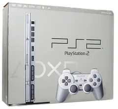 【中古】SONY プレイステーション2 サテン・シルバー SCPH-75000SSS コントローラーなし 元箱あり [管理:1350012852]