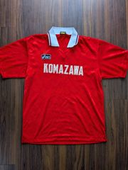 昭和レトロ ビンテージ早稲田大学サッカーユニフォーム#4エンジasics製