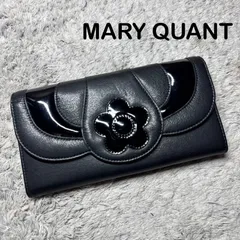 MARY QUANT マリークワント 長財布 レザー ブラック