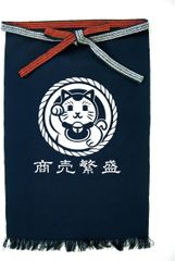 新品未開封◇日本製　ポケモン『豊橋帆布　ロング前掛け』エプロン　ブラッキー 新品未開封◇日本製 ポケモン『豊橋帆布 ロング前掛け』エプロン