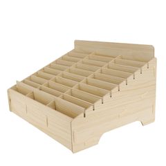 木製収納ボックス 72本収納可能 - メルカリ