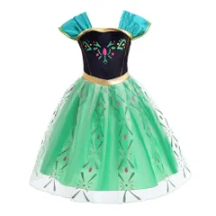 新品 [Dressy Daisy] 幼児 女の子 アナ コスチューム プリンセス 戴冠式 コスプレ 子供 スカート 雪の女王 ドレス ハロウィン 仮装 サイズ 4～5歳