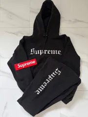25FW supreme Washed Old English Hooded SweatshirtとSupreme Washed Old English Sweatpant セットアップのサムネイル