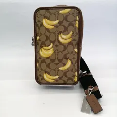 COACH 型番：CR295 サリバン　パック・シグネチャーキャンバス・バナナプリント