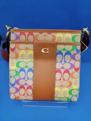 COACH 型番：CL249 クロスボディ　レインボー　シグネチャー　キャンバス