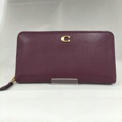 U-2243】COACH 長財布 オレンジ ラウンドファスナー - メルカリ