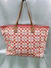 COACH 型番：23106 トートバッグ赤