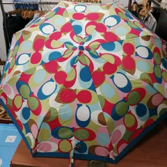 COACH 型番：マルチカラー 汚れ 折りたたみ傘