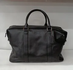 COACH 型番：ブラック レザー 状態B ボストンバック