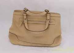 COACH 型番：5056 ハンプトンズ　ペプル　レザーキャリーオール　ストラップ欠品