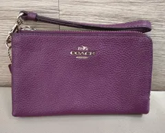 COACH 型番：53090 ダブルコーナージップリストレット
