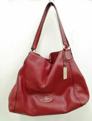 COACH 型番：レッド/33547 レザートートバック
