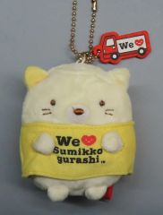 [중고] 잡화 고양이 We Love Sumikkogurashi 매달려 봉제인형 [스미코구라시]