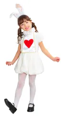 新品 クリアストーン(Clearstone) コスプレ ハロウィン ワンダーラビットガール キッズ 女の子 100cm ホワイト