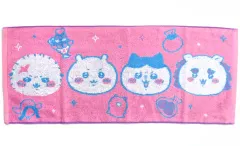 【中古】雑貨 集合(ピンク) ジャガードフェイスタオル 「ちいかわ なんか小さくてかわいいやつ」